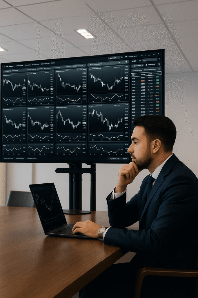 Jon trader operando en directo